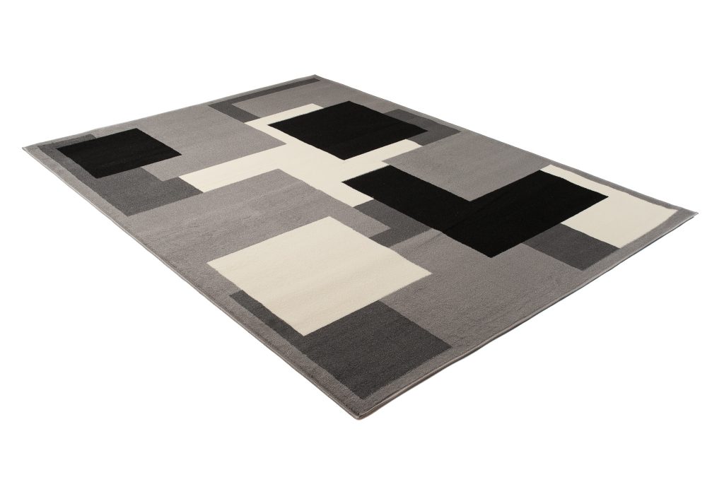 Tappeto Dream Grigio Geometrico Quadrati