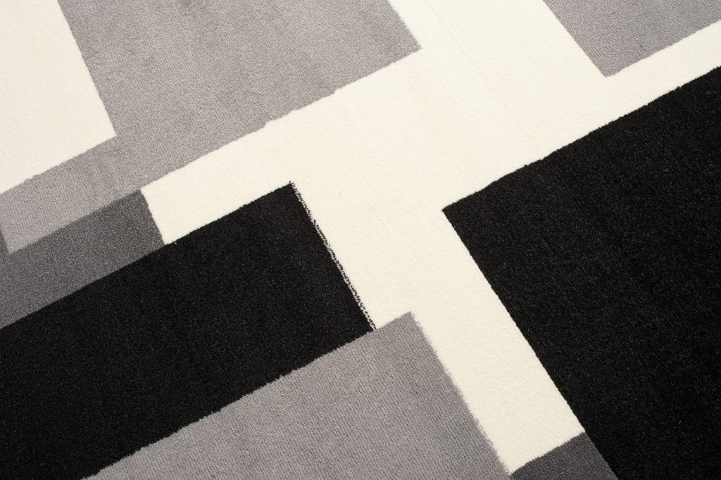 Tappeto Dream Grigio Geometrico Quadrati