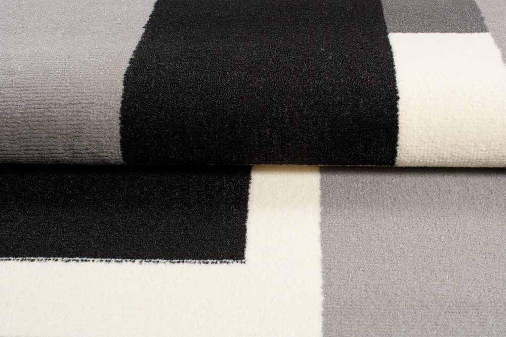 Tappeto Dream Grigio Geometrico Quadrati