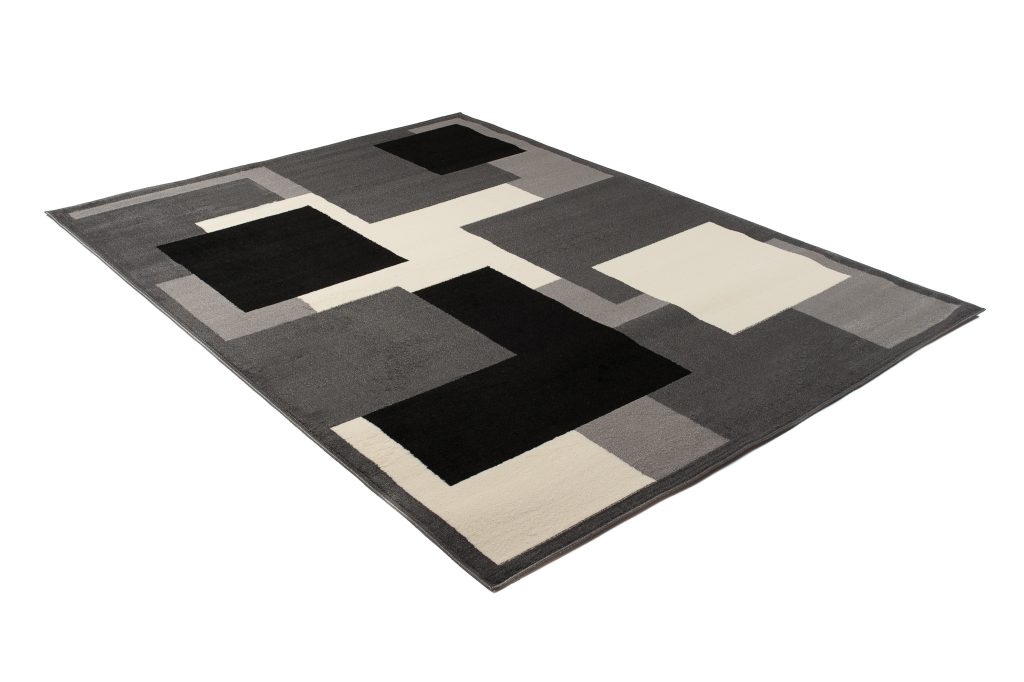 Tappeto Dream Grigio Scuro Geometrico Quadrati
