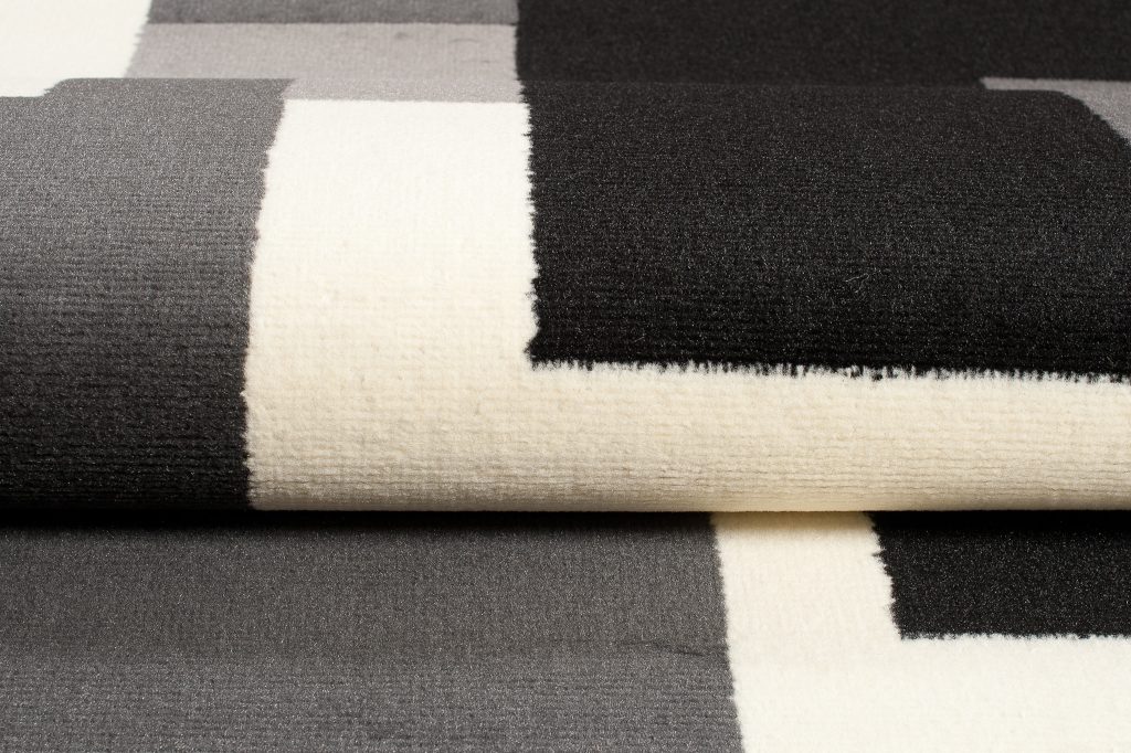Tappeto Dream Grigio Scuro Geometrico Quadrati