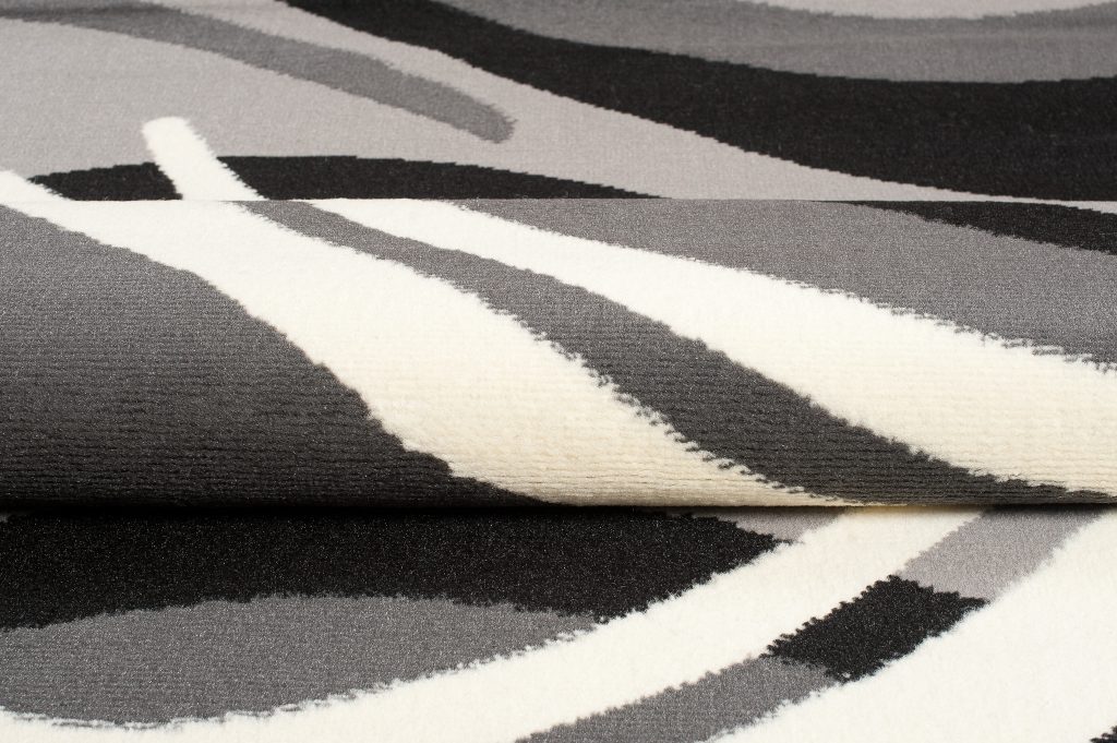 Tappeto Dream Grigio Scuro Crema Geometrico Onde