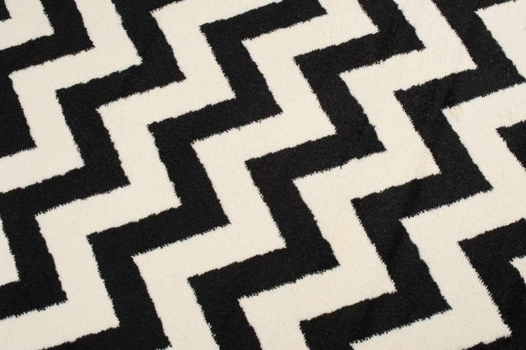 Tappeto Dream Nero Crema Geometrico Zig zag