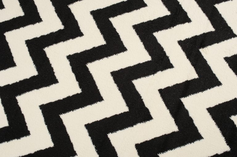 Tappeto Dream Nero Crema Geometrico Zig zag