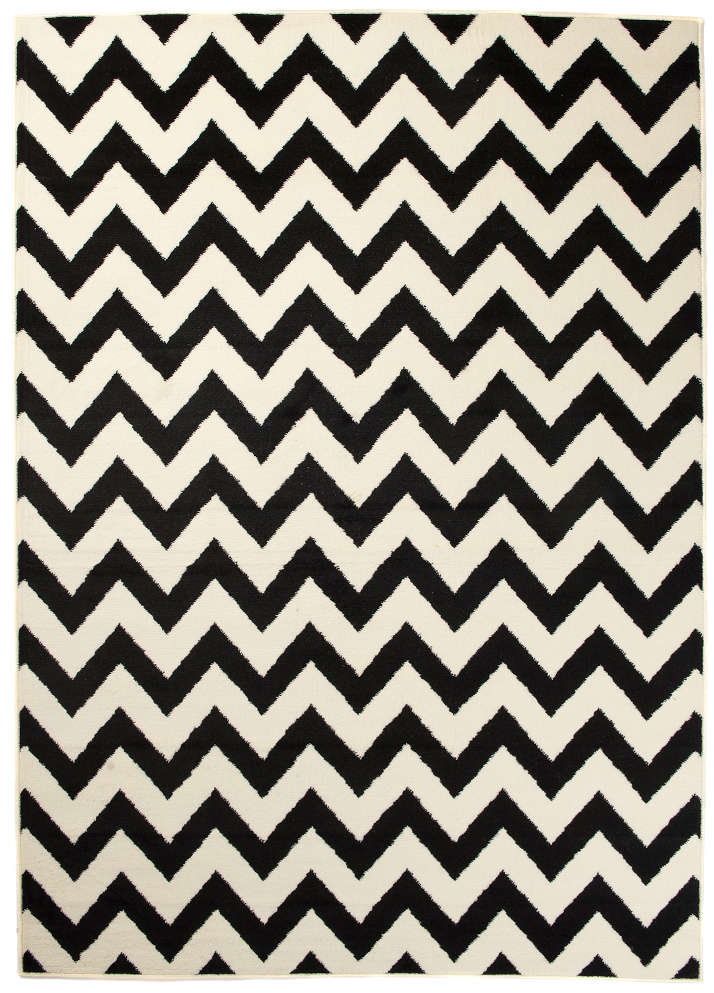 Tappeto Dream Nero Crema Geometrico Zig zag