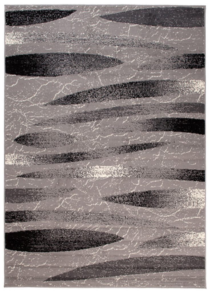 Tappeto Dream Moderno Grigio Nero Linee