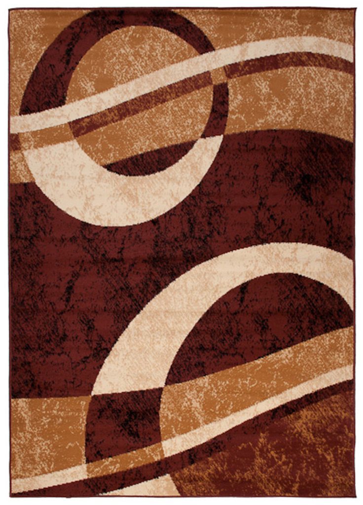 Tappeto Dream Geometrico Marrone Beige Cerchi
