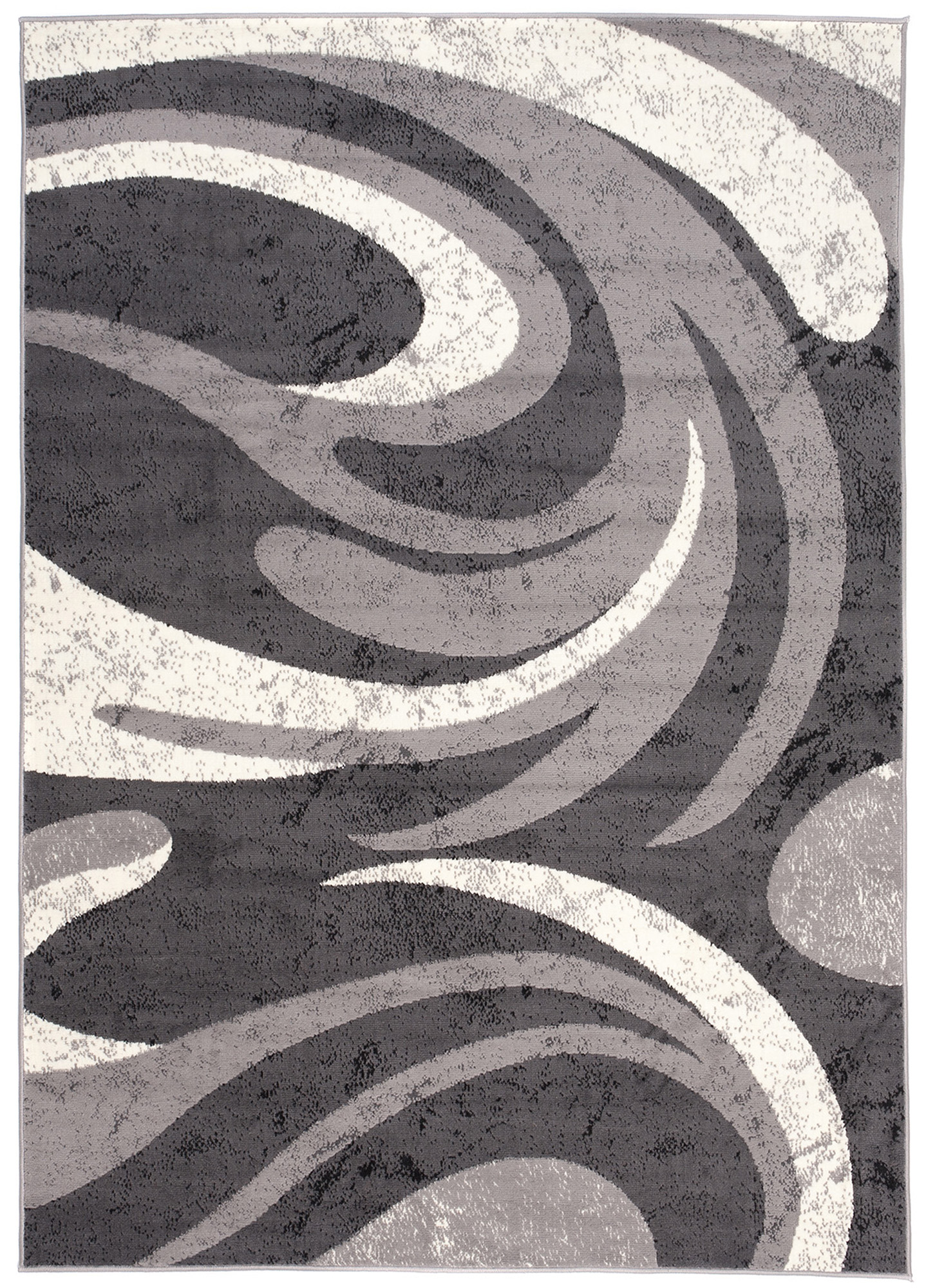 Tappeto Dream Astratto Grigio Onde Fine