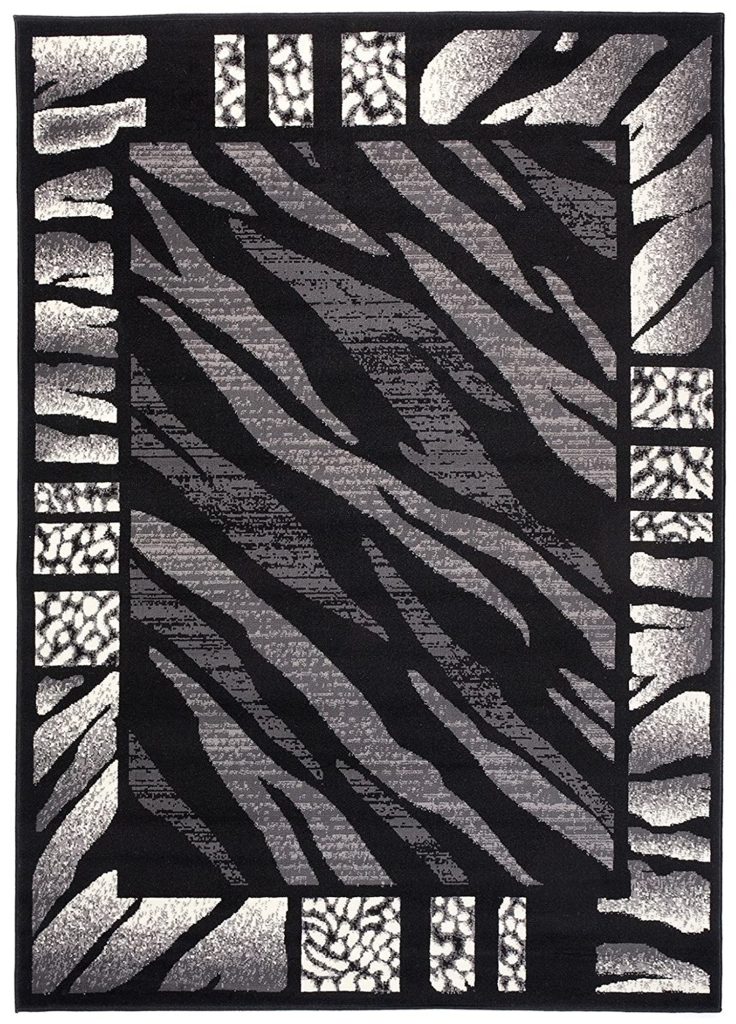 Tappeto Dream Moderno Grigio Nero Stampa Tigre