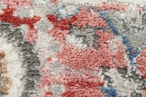 Tappeto Retro Rame Grigio Ornamenti Vintage