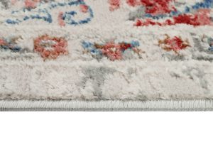 Tappeto Retro Rame Grigio Ornamenti Vintage