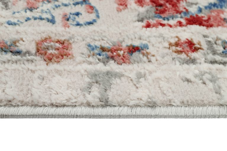 Tappeto Retro Rame Grigio Ornamenti Vintage