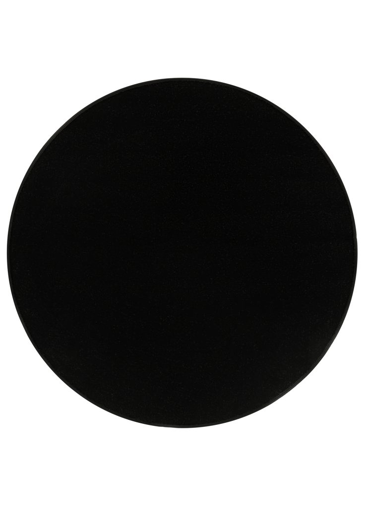Tappeto Mono Rotondo Interno Esterno Nero