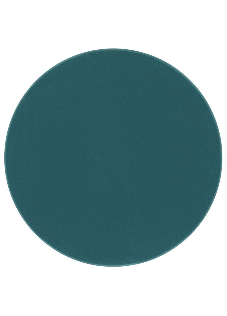 Tappeto Mono Rotondo Interno Esterno Blu