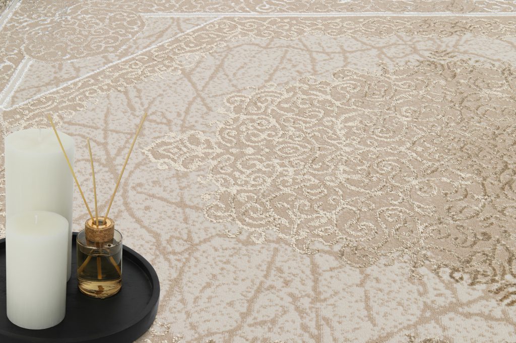 Tappeto Ares Marrone Beige Rosetta Vintage