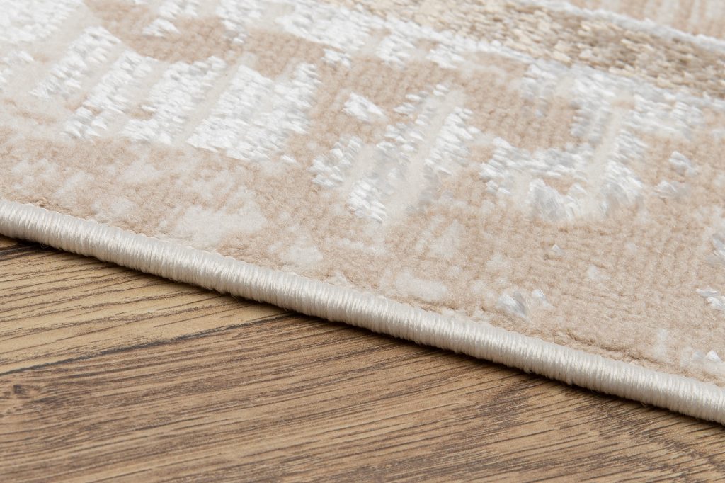 Tappeto Ares Marrone Cornice Sfumature Vintage