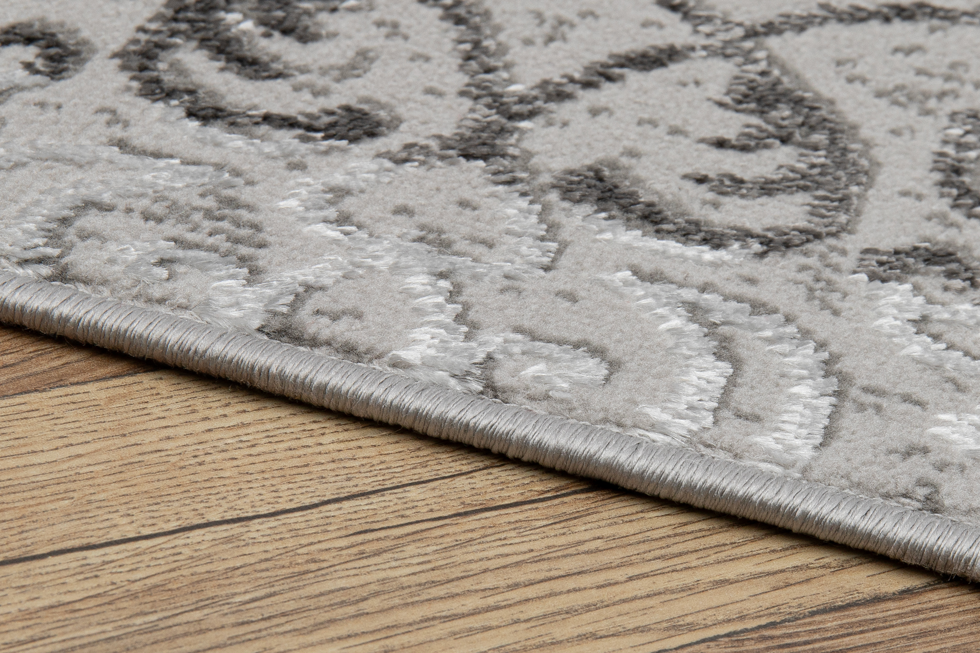 Tappeto Ares Grigio Ornamenti Vintage