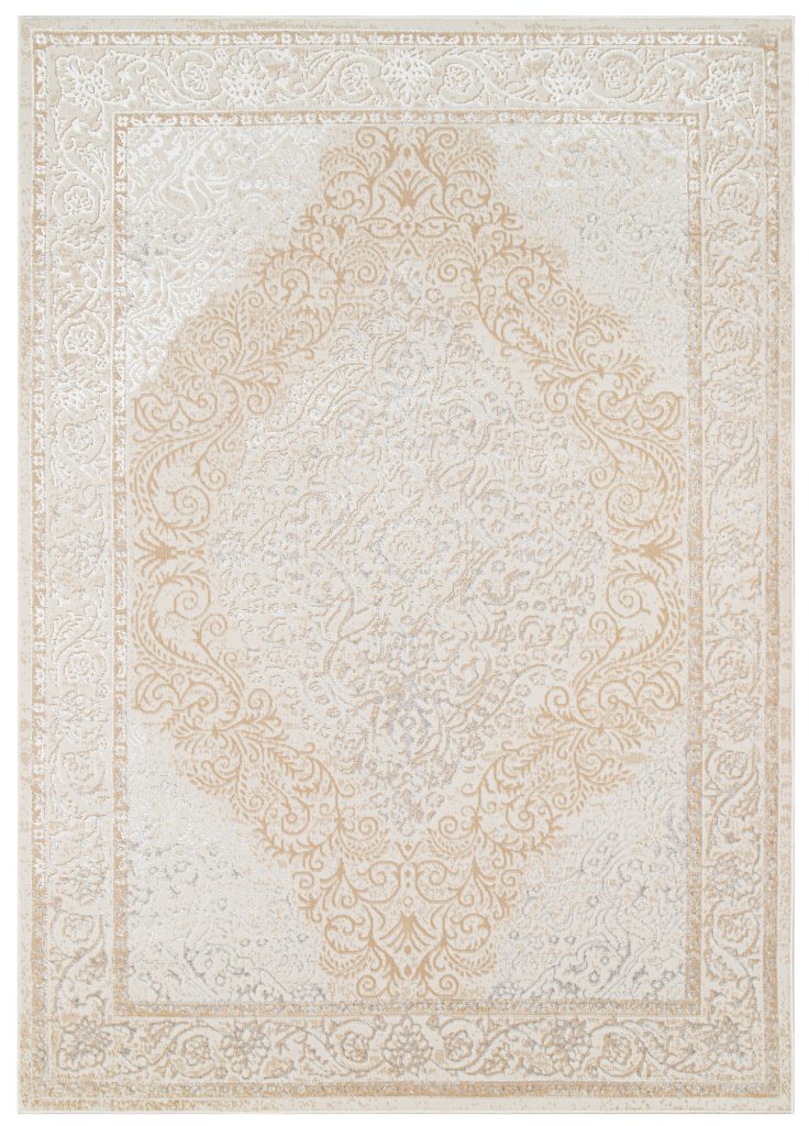 Tappeto Ares Crema Vintage Medaglione