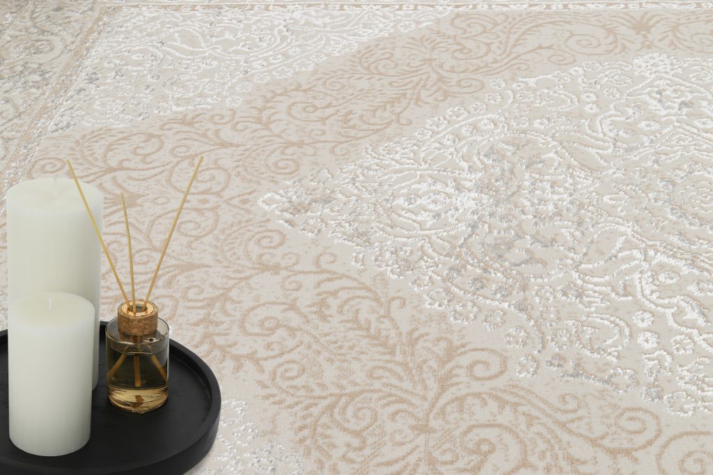Tappeto Ares Crema Vintage Medaglione