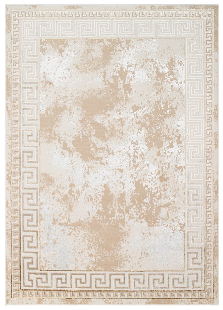 Tappeto Ares Beige Cornice Astratto