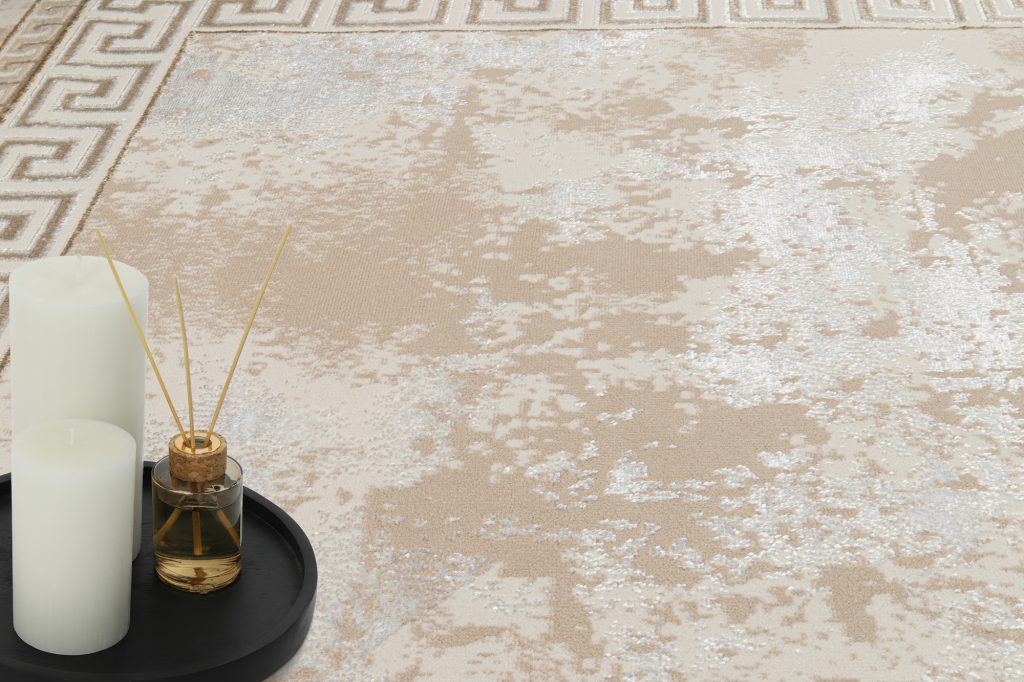 Tappeto Ares Beige Cornice Astratto