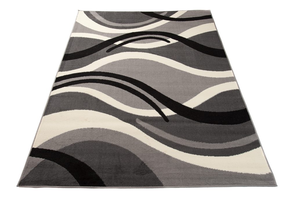 Tappeto Dream Grigio Crema Geometrico Onde