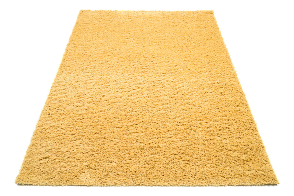 Tappeto Essence Shaggy Monocolore Senape