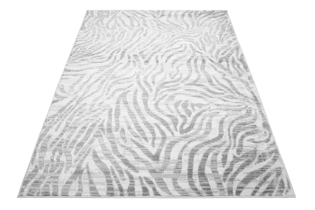 Tappeto Valley Grigio Astratto Strisce Zebra