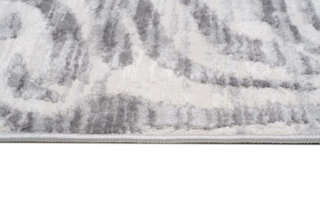Tappeto Valley Grigio Astratto Strisce Zebra