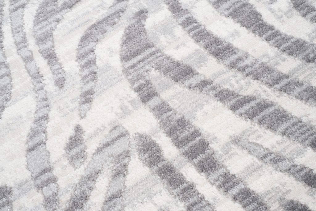 Tappeto Valley Grigio Astratto Strisce Zebra