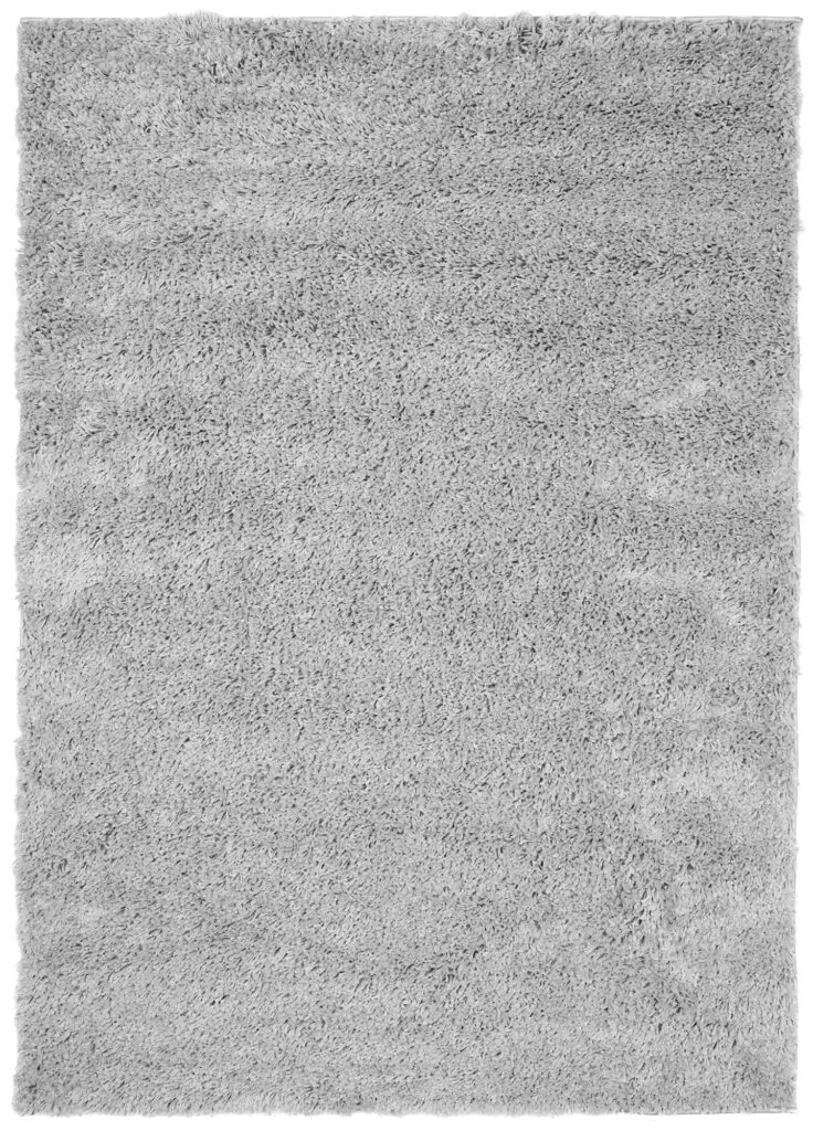 Tappeto Essence Shaggy Monocolore Grigio Chiaro