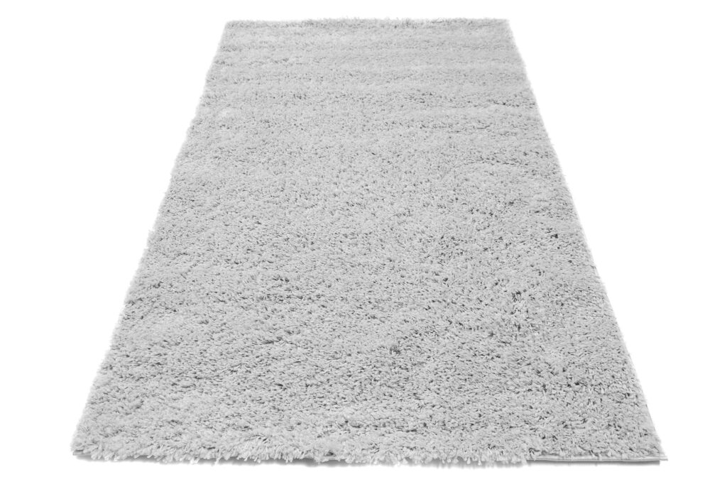 Tappeto Essence Shaggy Monocolore Grigio Chiaro