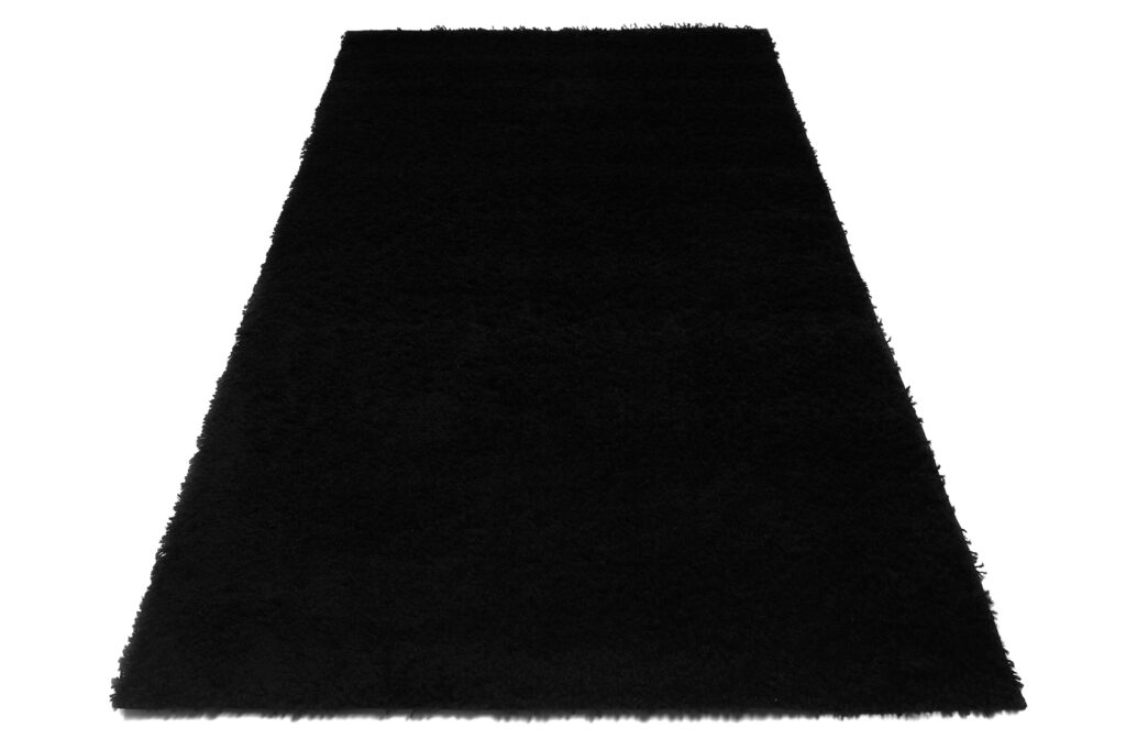 Tappeto Essence Shaggy Monocolore Nero