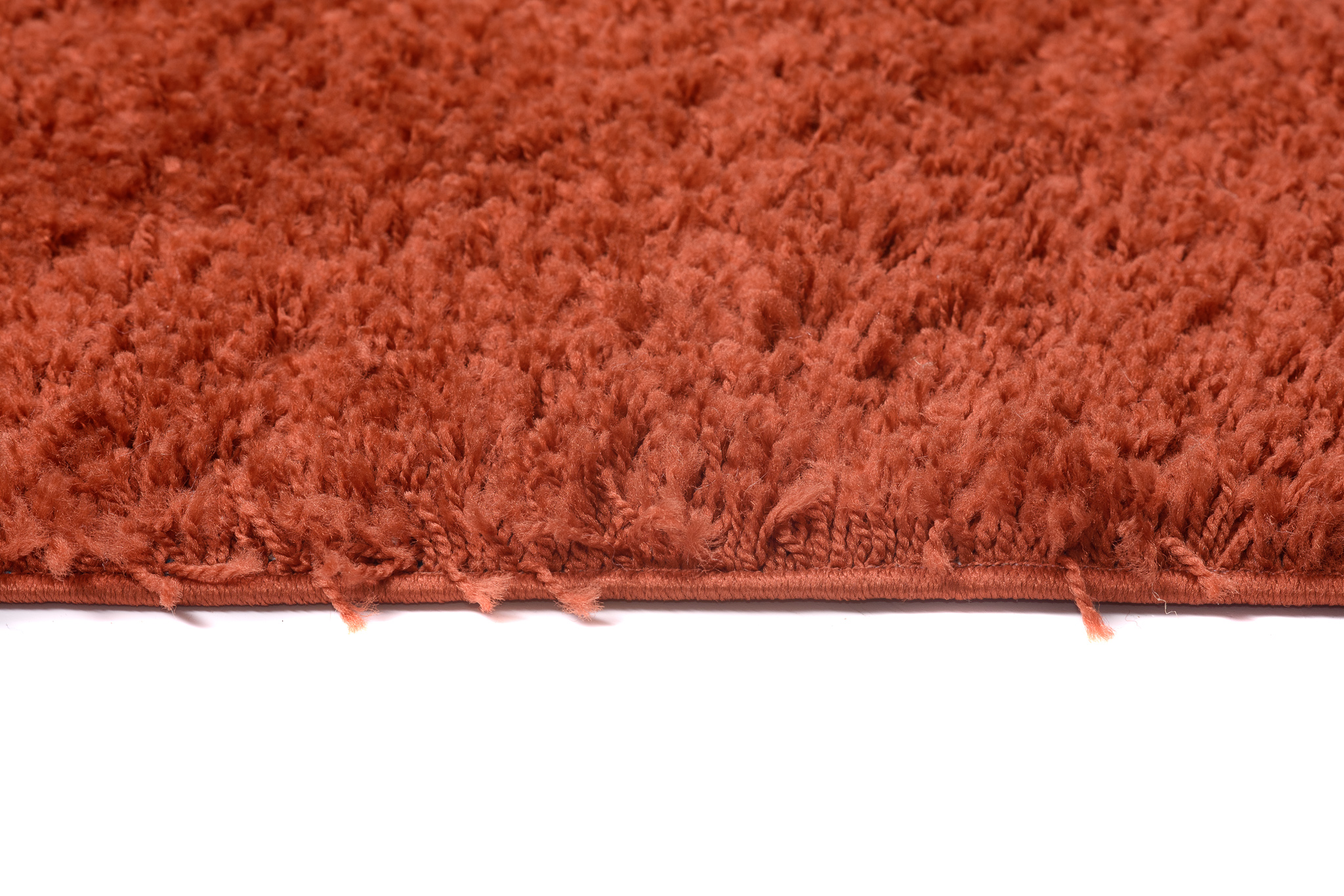 Tappeto Essence Shaggy Monocolore Terracotta