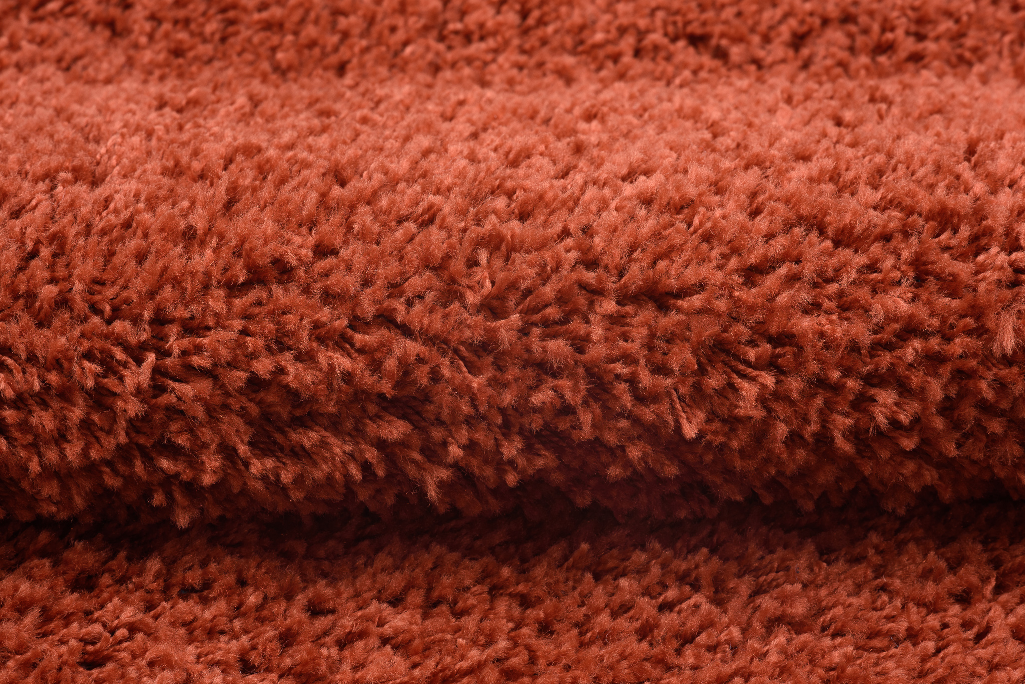 Tappeto Essence Shaggy Monocolore Terracotta