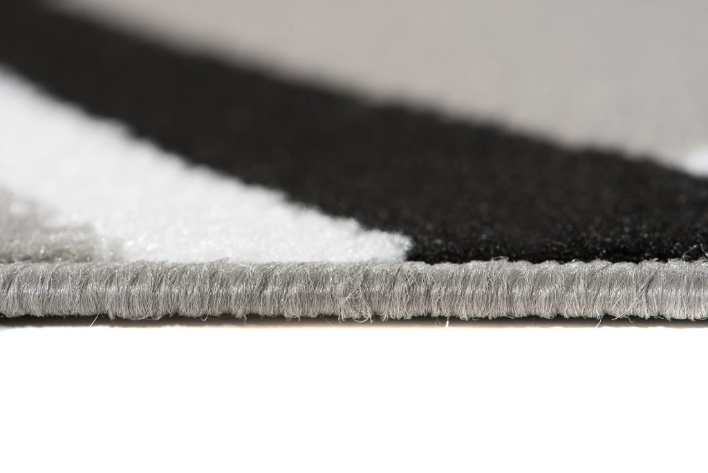 Tappeto Dream Nero Grigio Geometrico Soggiorno Salotto Pelo Corto