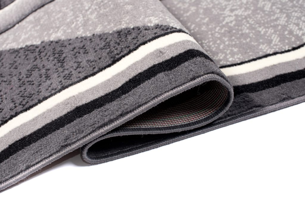 Tappeto Dream Grigio Geometrico Fiori Cornice