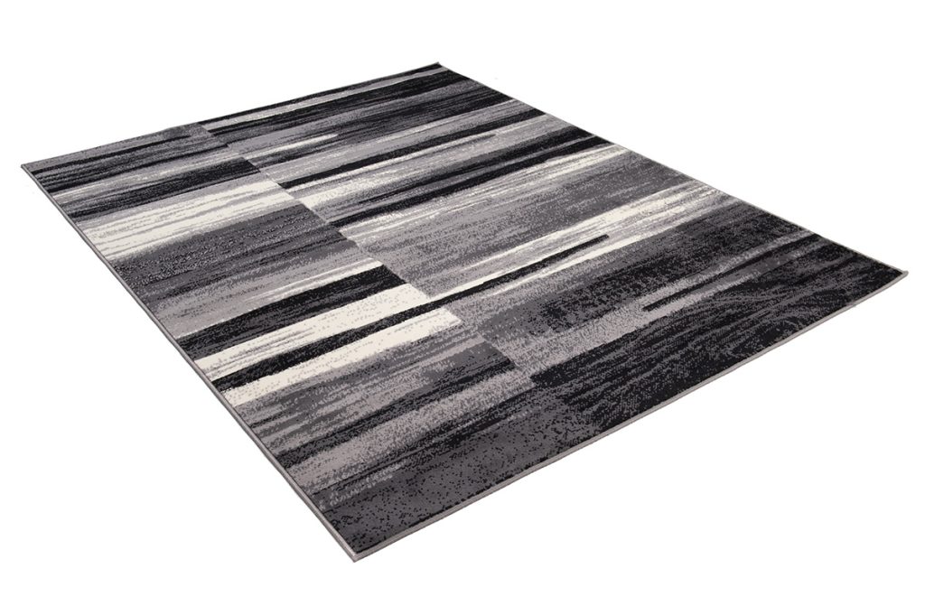 Tappeto Dream Astratto Grigio Nero Linee