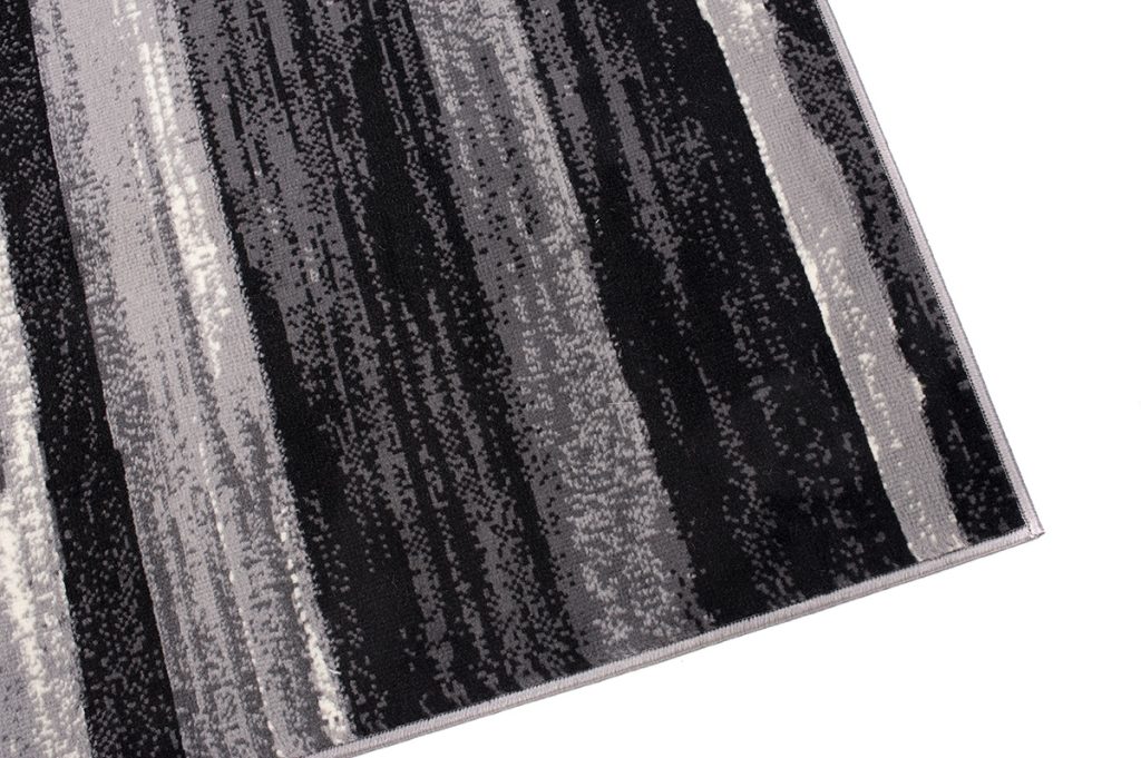 Tappeto Dream Astratto Grigio Nero Linee