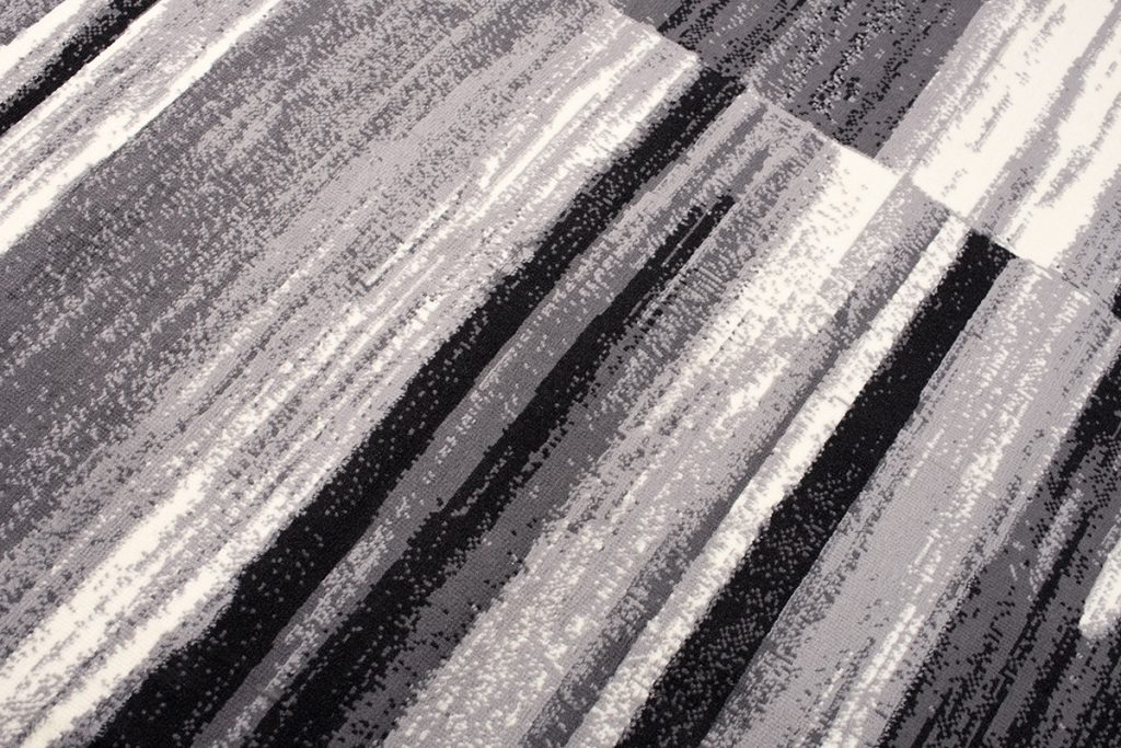 Tappeto Dream Astratto Grigio Nero Linee