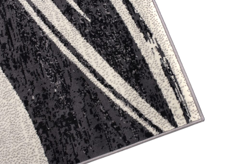 Tappeto Dream Moderno Marrone Grigio Scuro Astratto Onde A Pelo Corto