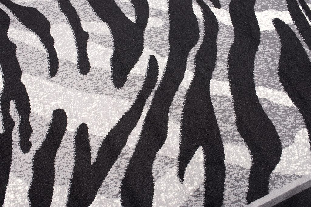 Tappeto Dream Moderno Grigio Nero Stampa Animale