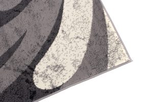 Tappeto Dream Astratto Grigio Onde Fine