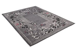 Tappeto Dream Tradizionae Grigio Motivo Floreale