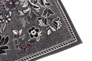 Tappeto Dream Tradizionae Grigio Motivo Floreale