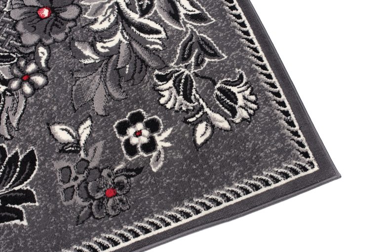 Tappeto Dream Tradizionae Grigio Motivo Floreale