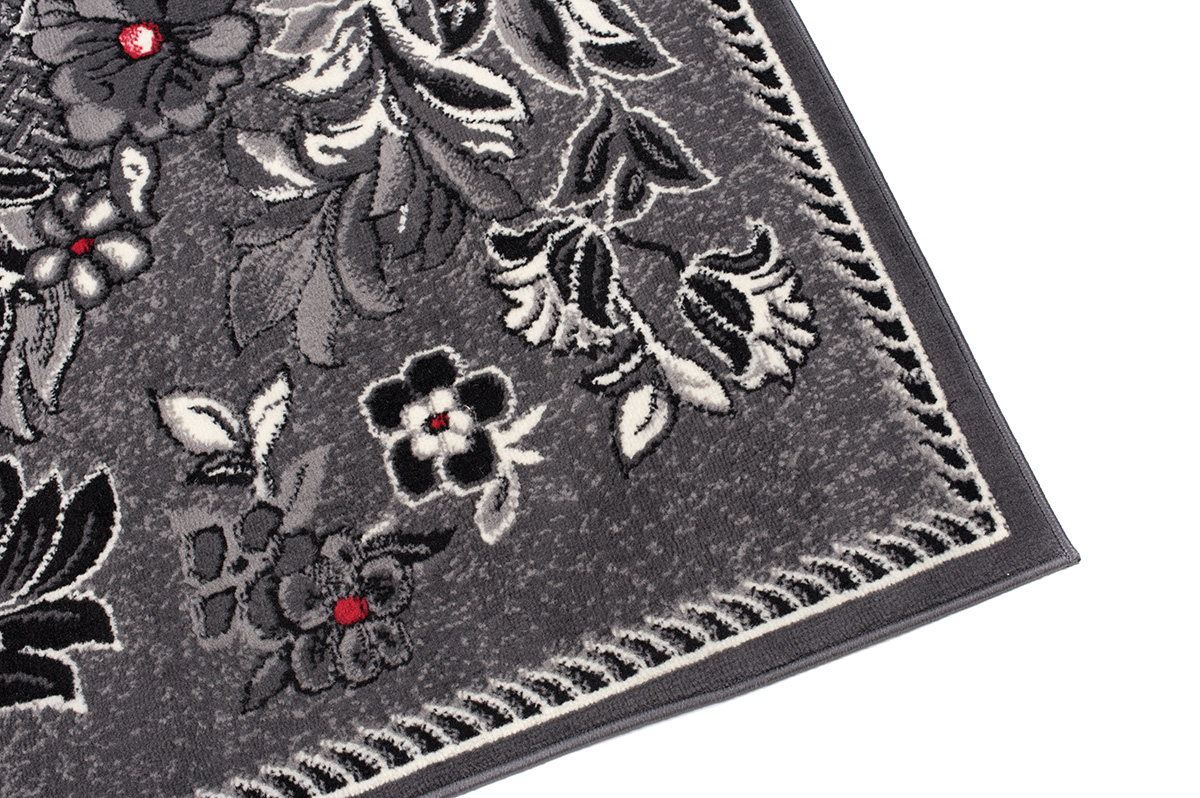 Tappeto Dream Tradizionae Grigio Motivo Floreale