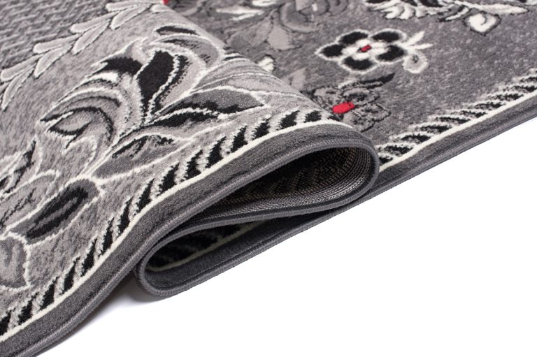 Tappeto Dream Tradizionae Grigio Motivo Floreale