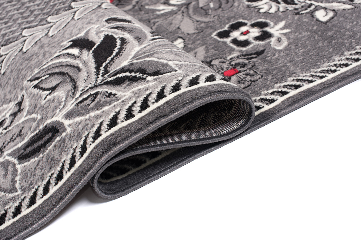 Tappeto Dream Tradizionae Grigio Motivo Floreale
