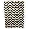 Tappeto Dream Nero Crema Geometrico Zig zag